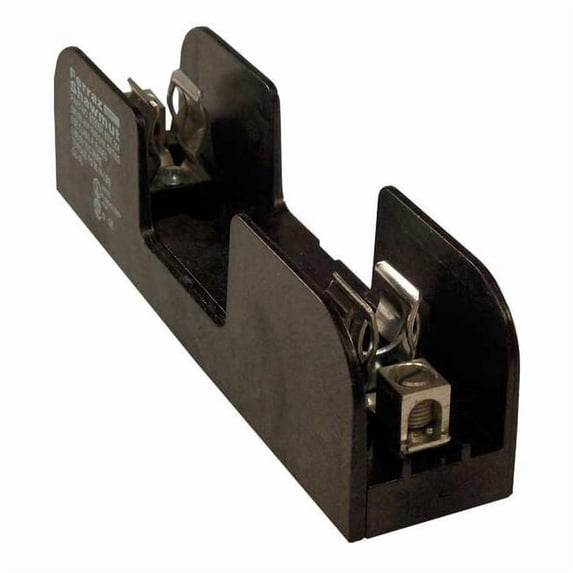 Open Fuse Block, 0 to 30A Amp Range, 600V AC/DC Volt Rating, 1 Poles, Box Lug