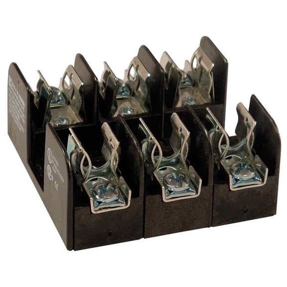 Mersen Fuse Block,0 to 30A,R,3 Pole 20328R