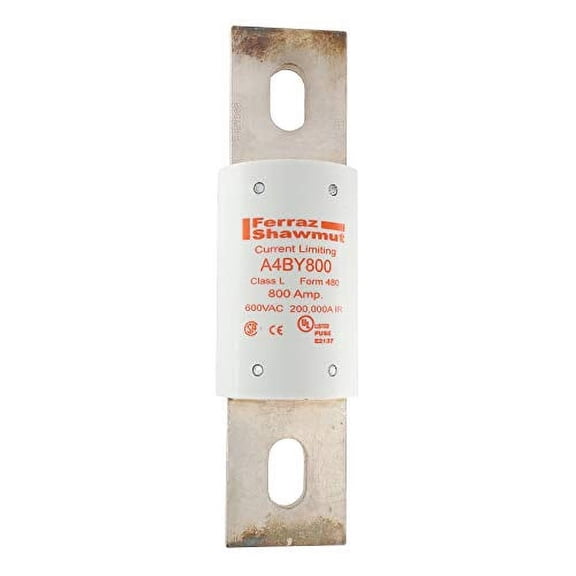 Mersen A4BY800 Amp Trap Class L, Time-Delay, Current Limiting Fuse, 600V 800A