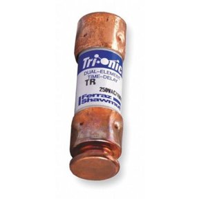 UL Class Fuse, RK5 Class, Time-Delay, 20A, 250V AC, Non-Indicating TR20R