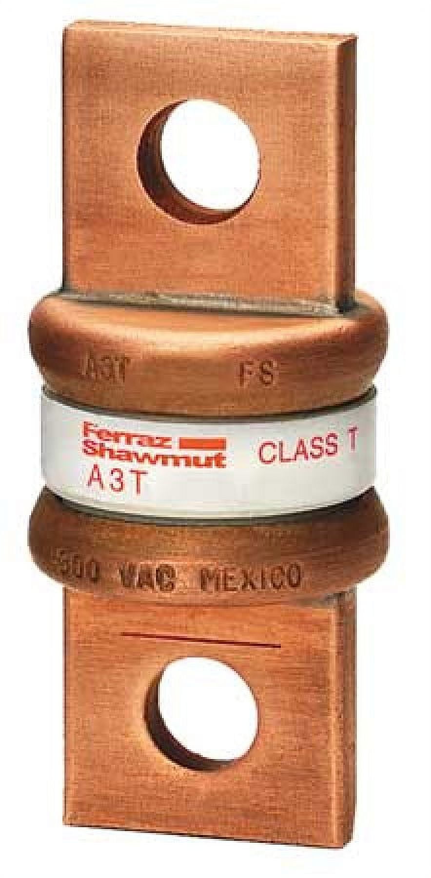 UL Class Fuse, T Class, Very Fast-Acting, 125A, 300V AC, Non-Indicating A3T125