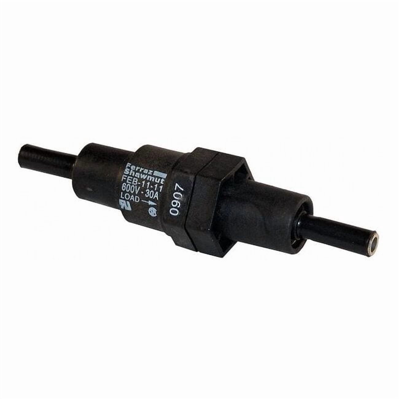 Fuse Holder, 0 to 30A Amp Range, 600V AC/DC Volt Rating, 1 Poles, Crimp FEB-11-11