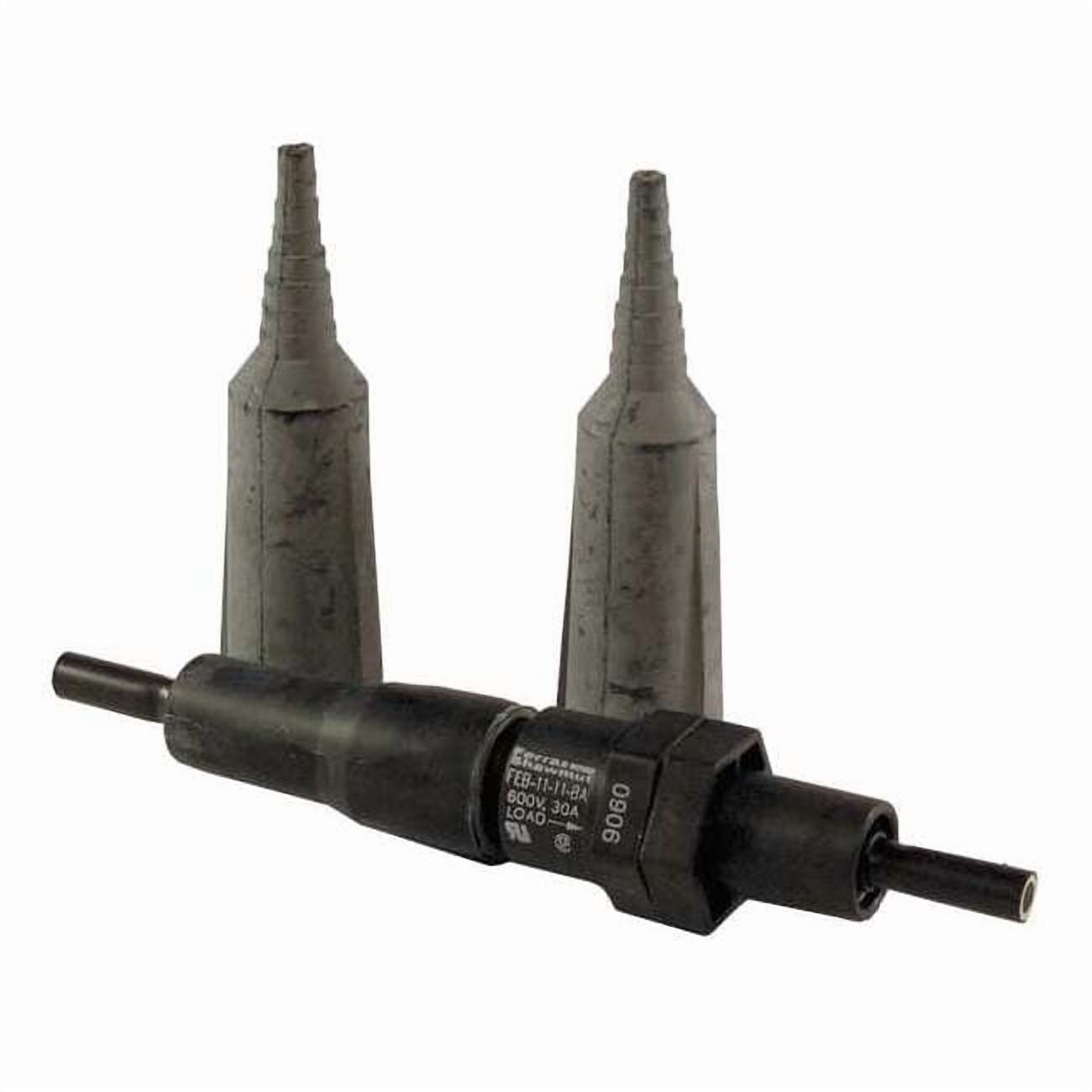 Fuse Holder, 0 to 30A Amp Range, 600V AC/DC Volt Rating, 2 Poles, Crimp FEX-11-11