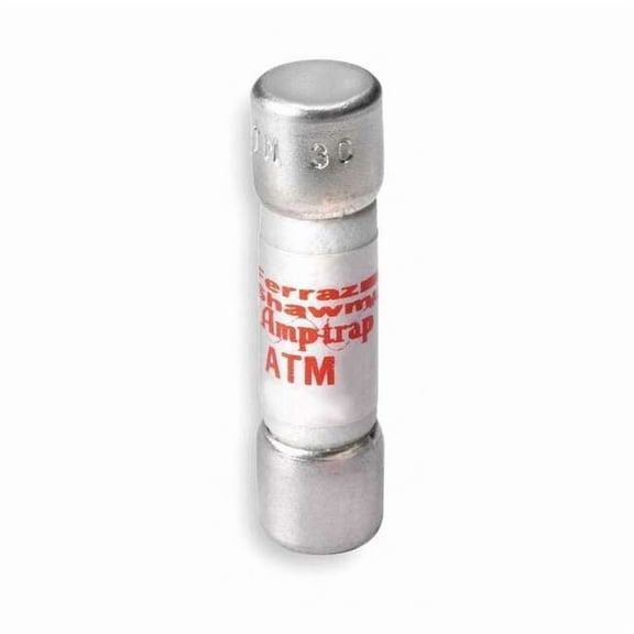 Midget Fuse, Fast-Acting, 1/10A, 600V AC, Non-Indicating, 100kA at 600V AC/DC ATM1/10