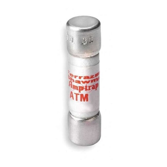 Midget Fuse, Fast-Acting, 10A, 600V AC, Non-Indicating, 100kA at 600V AC/DC