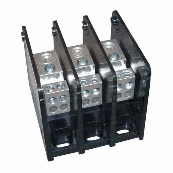 Mersen Power Distr Block,Al,1000V AC/DC MPDB63133