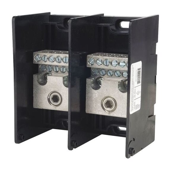 Mersen Power Distr Block,Al,1000V AC/DC MPDB69152