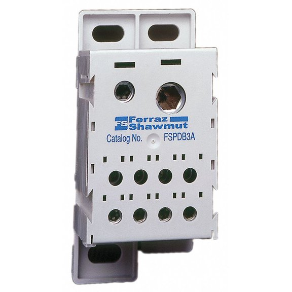 Mersen Power Distribution Block, 310 Max. Amps, Number of Poles: 1   FSPDB3A