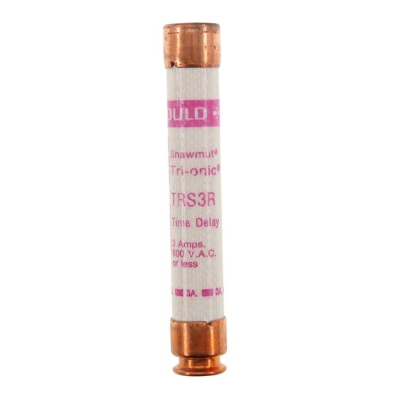 Mersen TRS-R Tri-Onic Time-Delay/Class RK5 Fuse, 600VAC/600VDC, 200kA AC/20kA DC, 3A