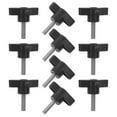 thumbnail image 1 of Mersess Set of 10 Wing Nut Knob Bolt Thumb Screws Adjustable Clamping Handles (36#-M5x20) for Easy Grip, 1 of 10