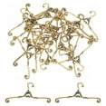 thumbnail image 1 of Mersess 24pcs Doll Clothes Storage Hangers Doll Clothes Mini Hangers Miniature Hangers, 1 of 11