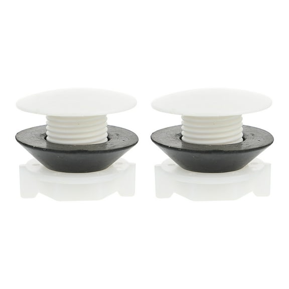 LOLIPPYY Toilet Tank Plug Replacement White ABS 2Pcs