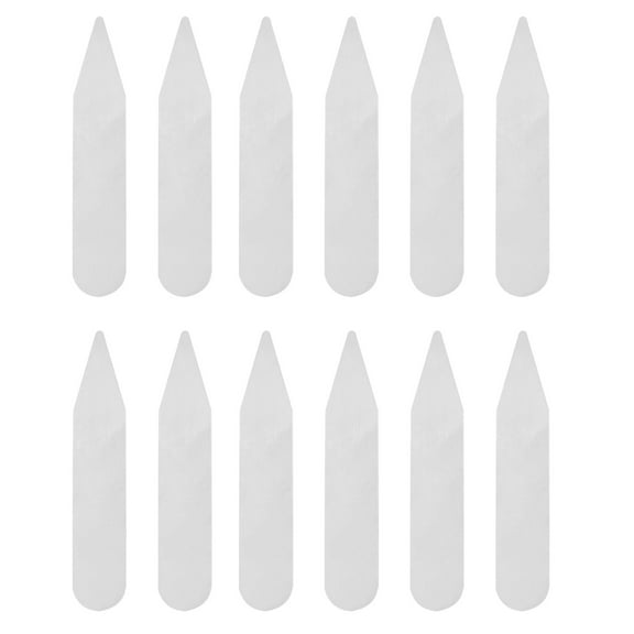 Mersess 300 Pieces Transparent Plastic Collar Stays for Shirt Collar Support Formal Wear Accessories