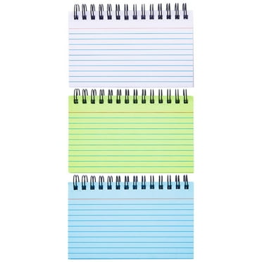 LOLIPPYY Writing Pads Blue 3Pcs 4.9x2.9in
