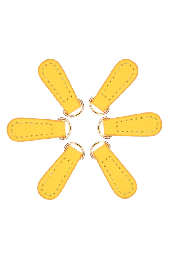 Luggage Zipper Pull Tags 6Pcs for Repair Stores Yellow Durable DIY Projects