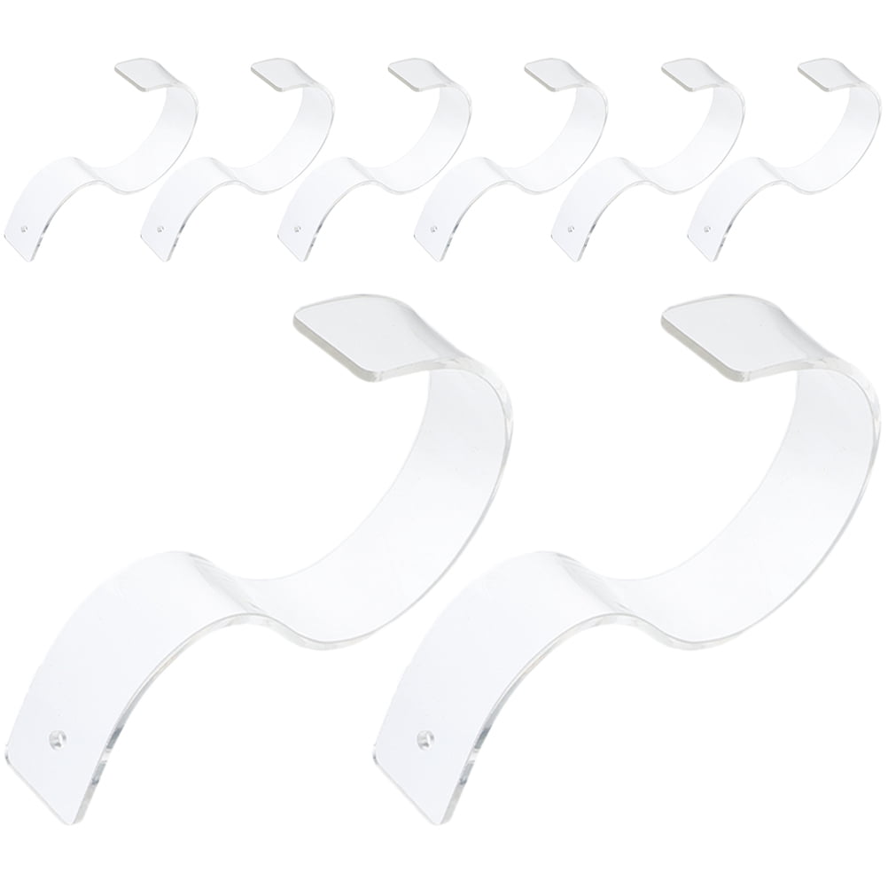 Retail Belt Racks Mersess 8pcs Belt Display Stand Acrylic Belt Display Racks Belt Holder ...