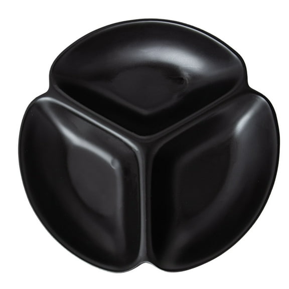 Mersess Ceramic Divided Serving Platter for Dinner Plates, Dessert, Salad, Dry Fruit, Sushi, and Appetizers