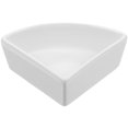 thumbnail image 1 of Mersess Hamster Triangular Ceramic Small Dishes for Rabbit and Water Bowl for Mouse Guinea White, 1 of 11