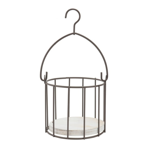 Mersess Hanging Candle Lanterns Decorative Candle Holder Vintage Tea Light Votive Candle Holders Farmhouse Flower Basket for Wedding Table Centerpiece Birthday Decor Black