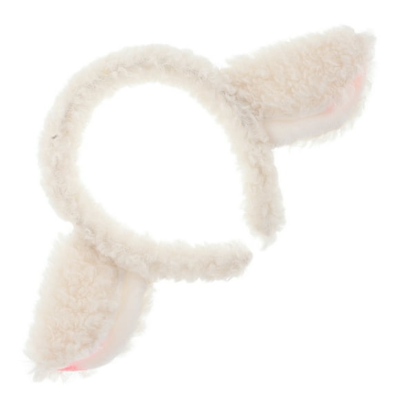 Mersess Plush Animal Ears Headband Cute Lamb Ear Costume Headband Fluffy Cartoon Headwear Animal Ear Headband Cartoon Headband Animal Ear Hairband