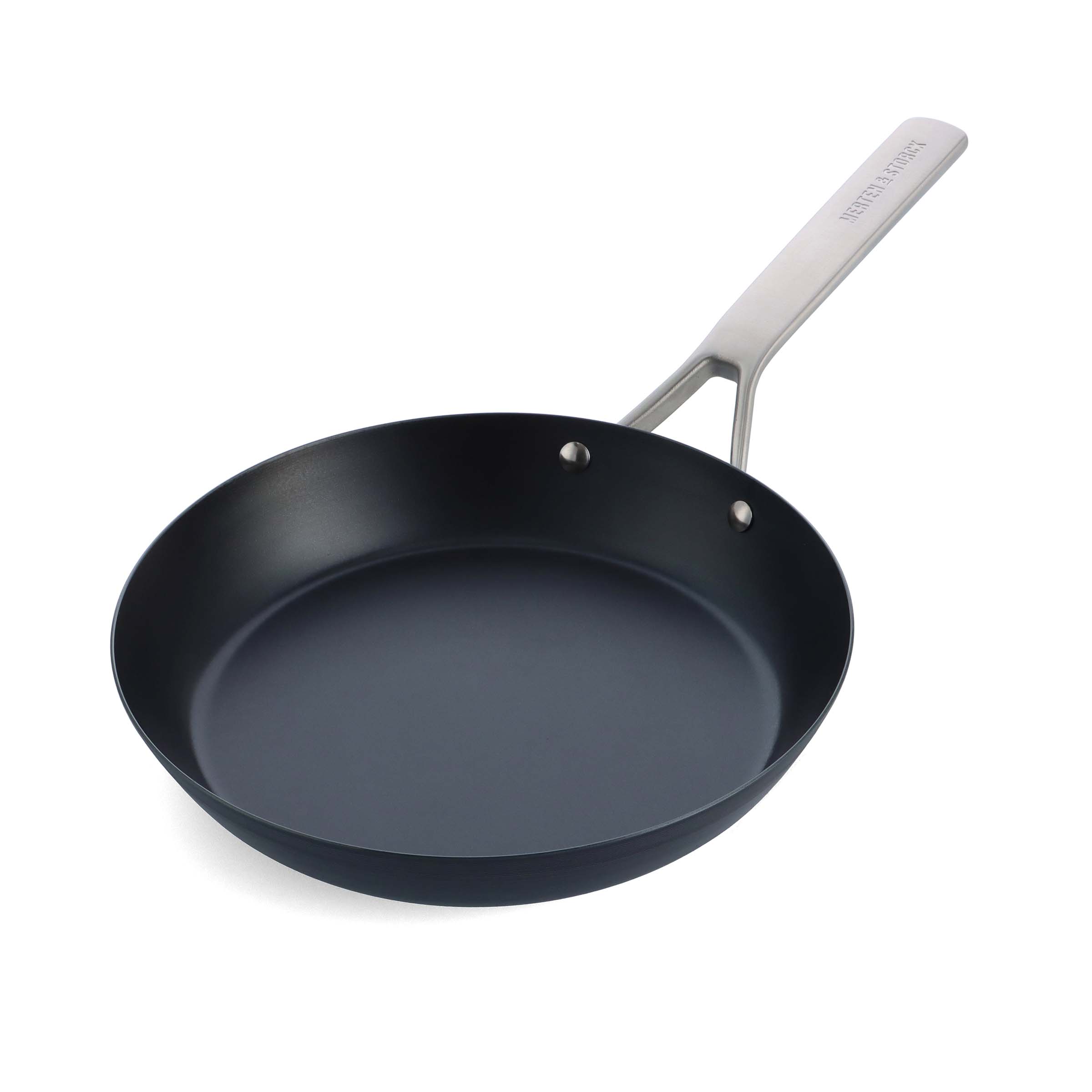 Merten & Storck Pre-Seasoned Carbon Steel Pro Induction 10" Frying Pan Skillet, Black - image 1 of 7