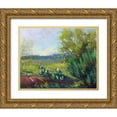 thumbnail image 1 of Mertz, Nancie King 18x15 Gold Ornate Wood Framed with Double Matting Museum Art Print Titled - Above San Angelo, 1 of 4