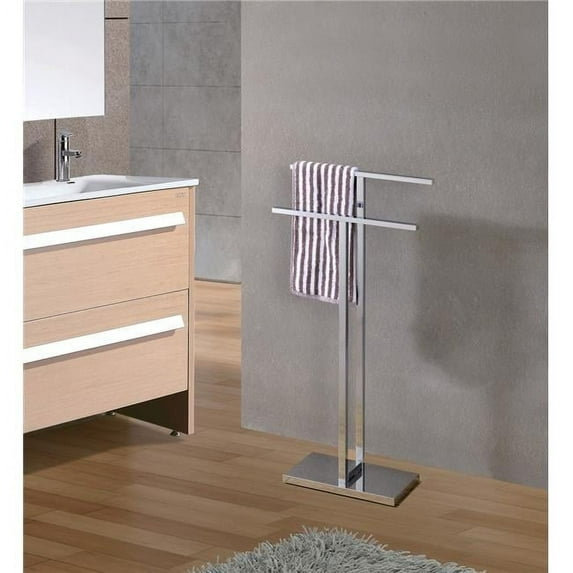 Mertzon Chrome Metal Towel Rack