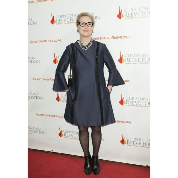 Meryl Streep At Arrivals For The Christopher & Dana Reeve Foundation Host 'A Magical Evening' Cipriani Wall Street New