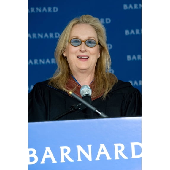 Meryl Streep In Attendance For 2010 Barnard College Commencement, , New York, Ny May 17, 2010. Photo By LeeEverett Collection Celebrity (16 x 20)