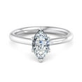 thumbnail image 1 of Meryn Jewel 1.6 Ct Marquise Cut Lab Created Diamond Ring - Gorgeous 14K White Gold Over Engagement Ring for Women - Proposal Ring - Lovely Gift for Her - Great for Weddings or Anniversaries, 1 of 5