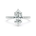 thumbnail image 1 of Meryn Jewel 1.67 Ct Marquise Cut Diamond Ring - Lab Created Diamond Engagement Ring in 14K White Gold Plated - Stunning Wedding Ring for Women - Ring for Her - A Perfect Choice for Lasting Memories, 1 of 6