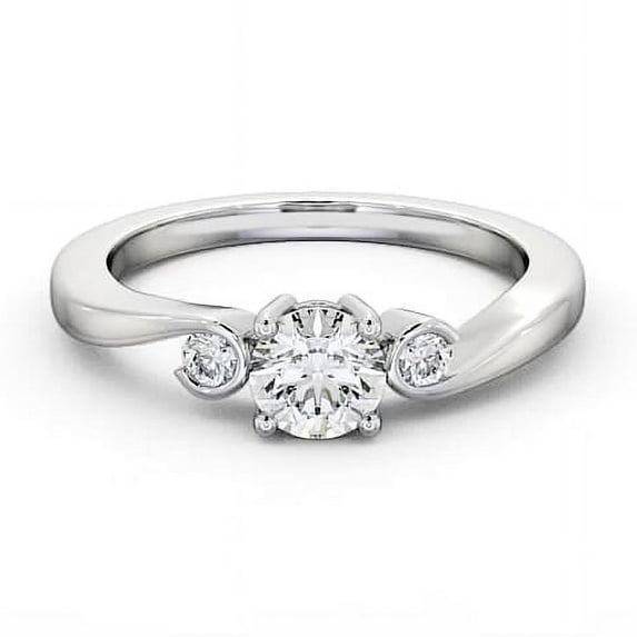 Meryn Jewel 1.8 Ct Round Diamond Engagement Rings - 14K White Gold Plated Bands - Sterling Silver Casual Stacking Rings - Ideal Gift for Graduation and Women