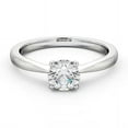 thumbnail image 1 of Meryn Jewel 1.8 Ct Round Diamond Wedding Rings for Women's - 14K White Gold Plated Solitaire Ring Gift for Women - Sterling Silver Engagement Ring for Her - Rings for Proposal Gifts, 1 of 3
