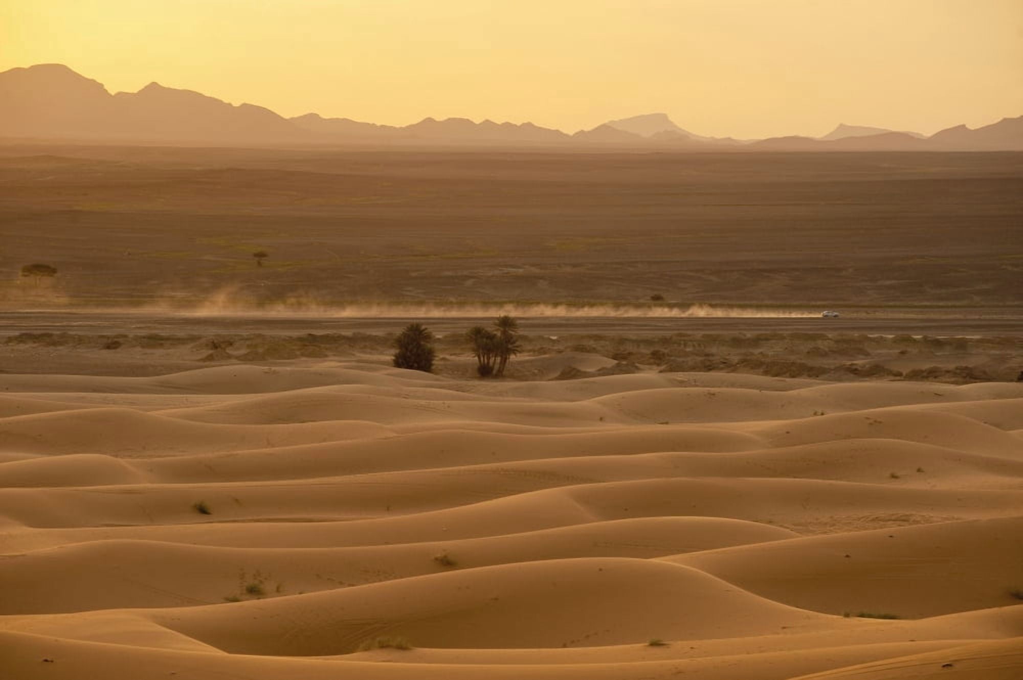Merzouga Morocco Canvas Art - Ian Cumming Design Pics (38 x 24)