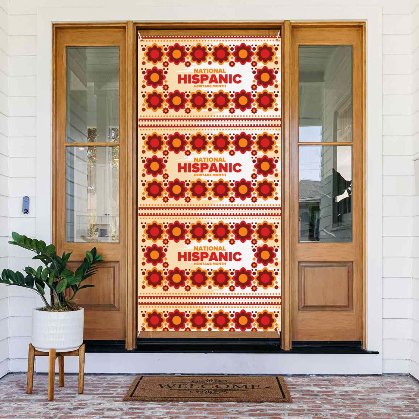 Mes Nacional De La Herencia Hispana Hispanic Heritage Month Door Cover ...