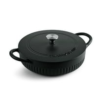 Tramontina Mesa 3.5 Qt Enameled Cast Iron Braiser Black