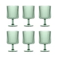 thumbnail image 1 of Mesa Acrylic Stacking Wine Glass - Sage Green - 15 oz - Set of 6, 1 of 5
