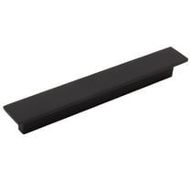 Mesa Cabinet Pull, 128 Millimeters, Matte Black by Stone Harbor Hardware