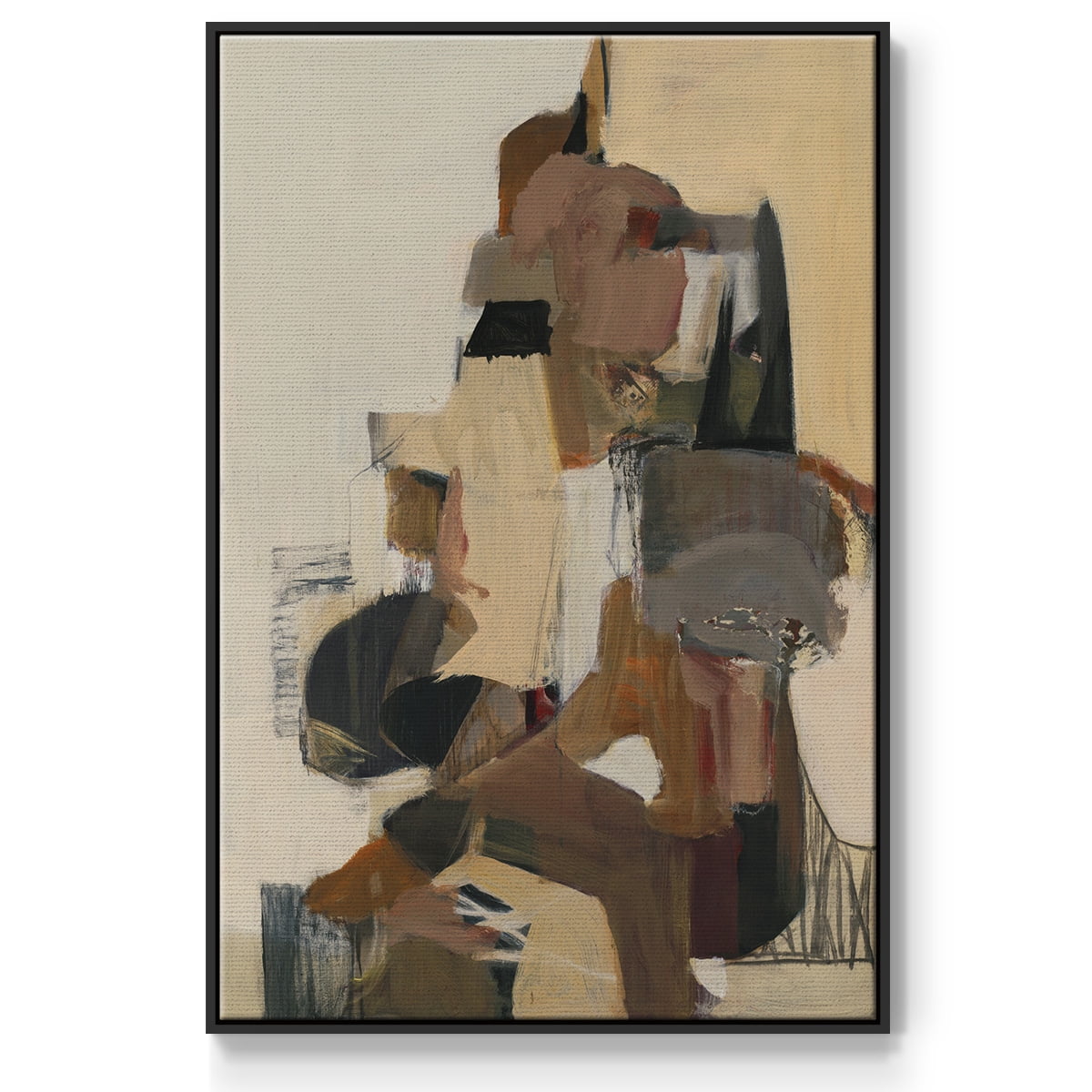Mesa Grande Framed Premium Gallery Wrapped Canvas - Ready to Hang - 27 x 41 - Black Floating Frame