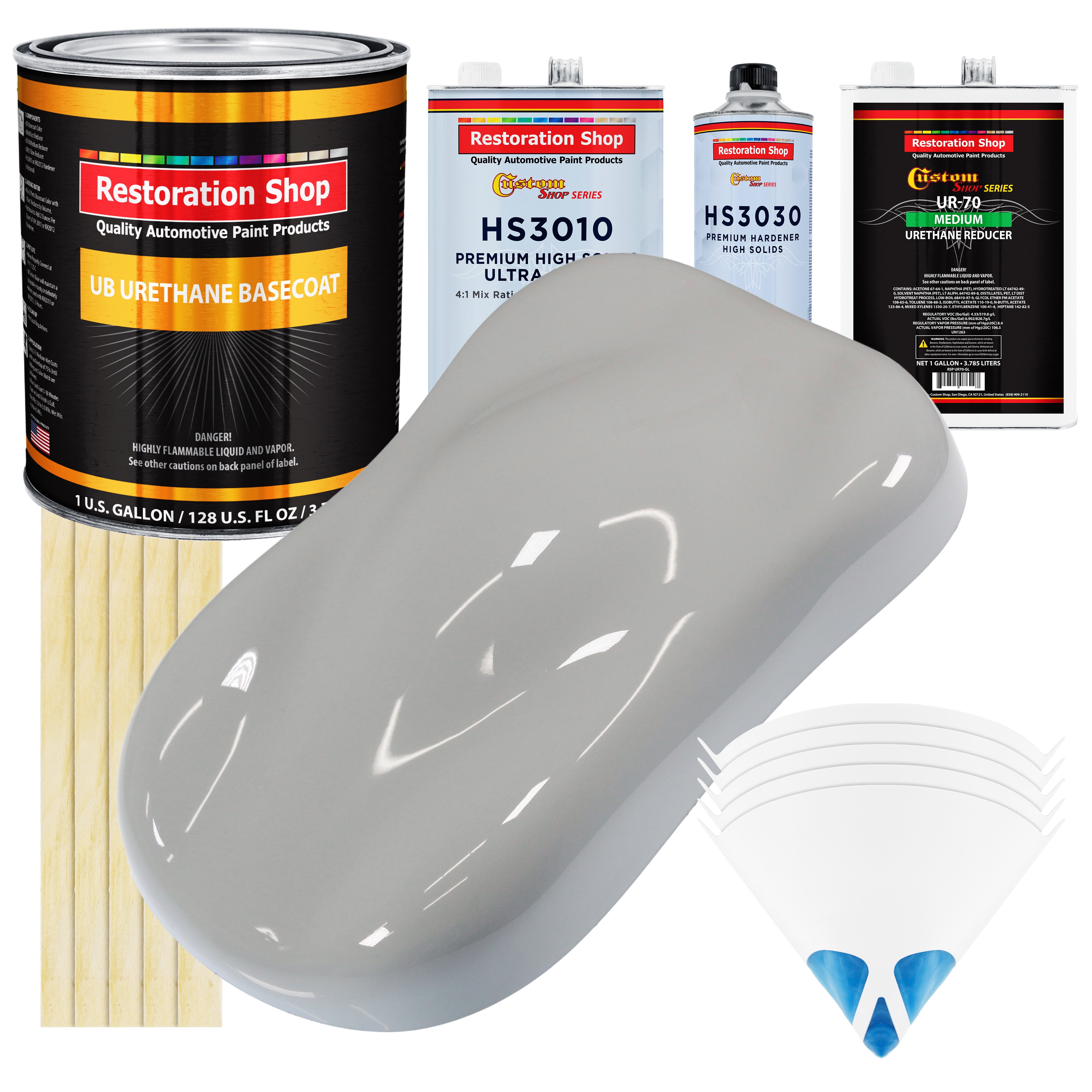 Mesa Gray Premium Gallon Kit URETHANE BASECOAT Car Auto Paint Kit