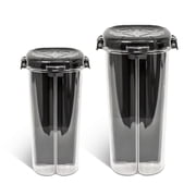 Emeril Lagasse Plastic 4 Divided Container, 2pc Set