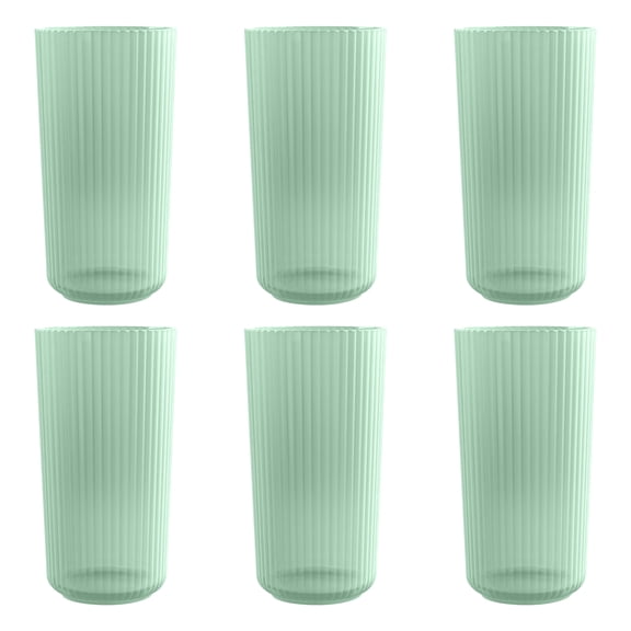 Mesa PP Drinking Glass - Mint - 22 oz - Set of 6