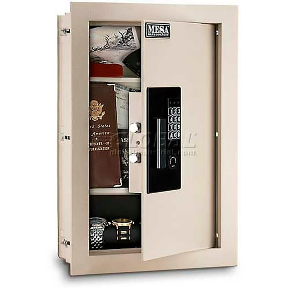 Mesa Safe 0.8 cu. ft. Adjustable Wall Safe with Electoronic Lock, MAWS2113E