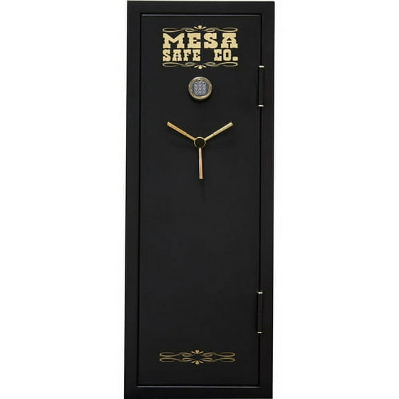 Mesa Safe 14-Gun MBF5922E Fire Resistant Safe with Lock, Black