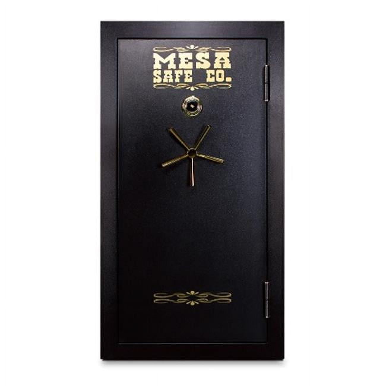 Mesa Black Steel Fireproof Safe with Combination Lock