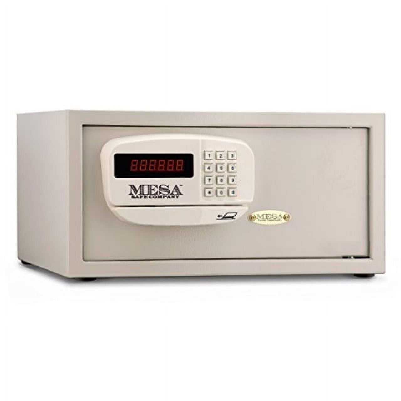 Cream Steel Electronic Lock Burglary Safe for Home and Hotel