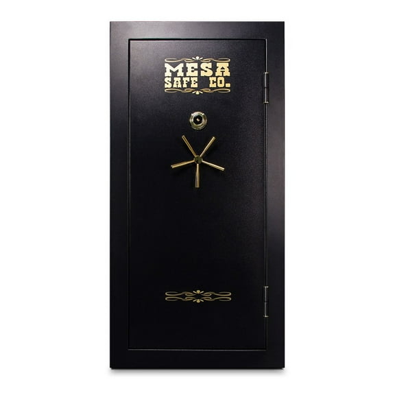 Mesa Safe MBF7236C-P Fire Resistant X-Large Security Safe with Mechanical Dial Lock, Black