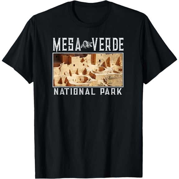 Mesa Verde National Park Graphic Unisex T-Shirt for Men Women Kids Toddler,Black Color,Size 2T