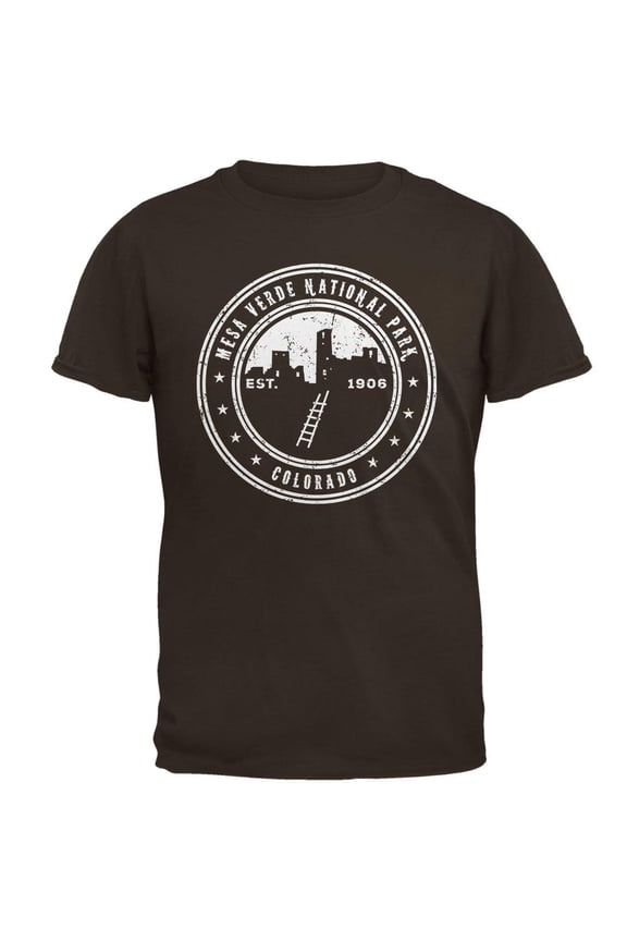 Mesa Verde National Park Mens T Shirt Brown MD