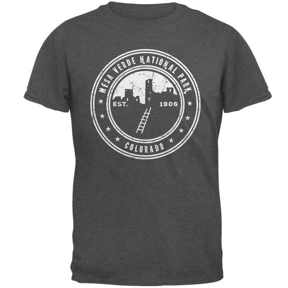 Mesa Verde National Park Mens T Shirt Dark Heather SM